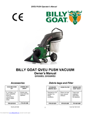 Billy Goat QV550EU Owner's Manual