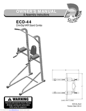 Gladiator ECD-44 Owner's Manual & Assembly Instructions