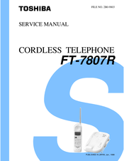 Toshiba FT-7807R Service Manual
