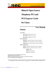 RHINO DFXO User Manual