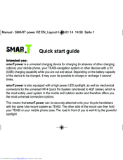 Teasi Smar.T power Quick Start Manual