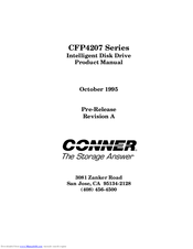 Conner CFP4207 Series Product Manual