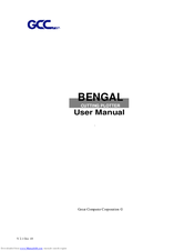 GCC Technologies Bengal-60 User Manual