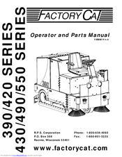 FactoryCat 490-C Operator's Manual