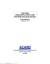 Acard ACP-2200 User Manual