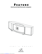 MartinLogan Feature User Manual