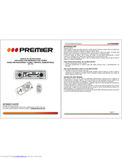 Premier SCR-1510 Instruction Manual