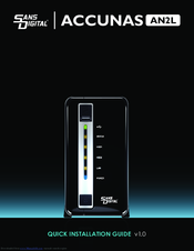 Sans Digital ACCUNAS AN2L Quick Installation Manual