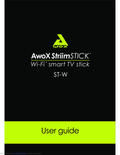 Awox AwoXStriimSTICK ST-W User Manual