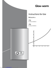 Glow-worm 24a Instructions For Use Manual