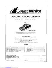 STA-RITE GW9500 Owner's Manual