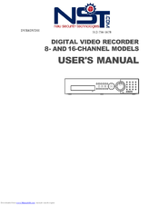 NST DVR8DVDH User Manual