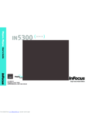 InFocus in5300 series User Manual