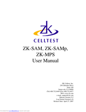 ZK Celltest ZK-MPS User Manual