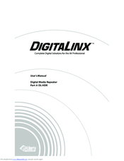 DigitaLinx DL-HDR User Manual