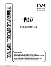 Dish TV DVB-S6800PLUS Operation Manual
