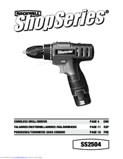 Rockwell Shop SS2504 Install Instructions Manual