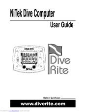 Nitek Dive computer User Manual