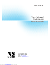 VScom NetUSB-400i User Manual