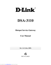 D-Link DSA-3110 User Manual
