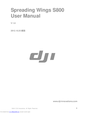 DJI S800 User Manual