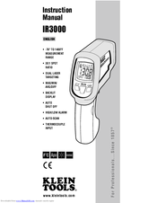 Klein Tools IR3000 Instruction Manual