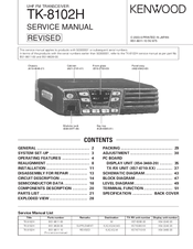 Kenwood TK-8102H Service Manual