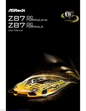 ASROCK Z87 OC Formula ac User Manual