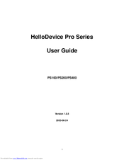 Sena HelloDevice Pro PS100 User Manual