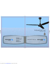 Kichler Lighting Industrial Fan Instruction Manual