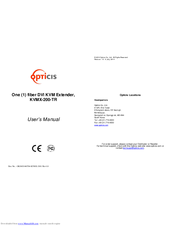 opticis KVMX-200-TR User Manual