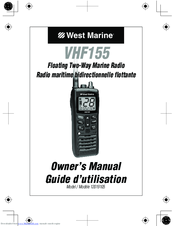 West Marine VHF155 Owner's Manual