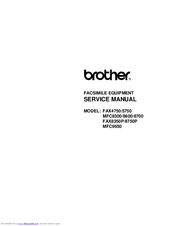 Brother FAX4759 Service Manual
