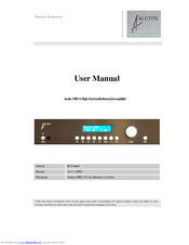 Audyn PRE-6 User Manual