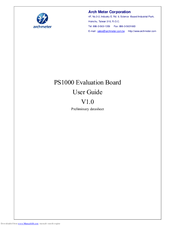 Archmeter PS1000 User Manual