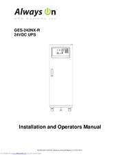 Always “On” UPS GES-242NX-R Installation And Operator's Manual