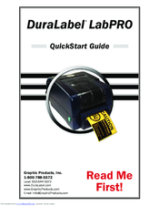 DuraLabel LabPRO Quick Start Manual