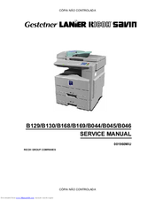 Gestetner B045 Service Manual