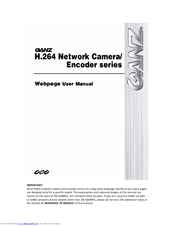 Ganz H.264 Network Camera Series User Manual