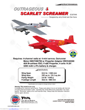 THE WORLD MODELS Scarlet Screamer Instruction Manual
