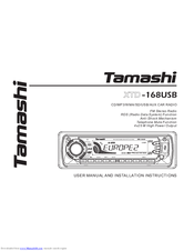 TAMASHI XTD-168USB User Manual And Installation Instructions