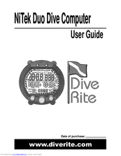 Nitek Dive Rite User Manual