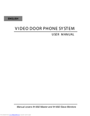 Intelligent Home IH-692 Master User Manual