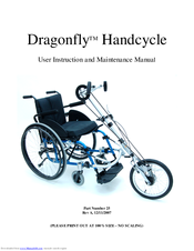 Rio Mobility Dragonfly User Instruction And Maintenance Manual