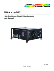 Digital Projection TITAN SX+ 500 User Manual