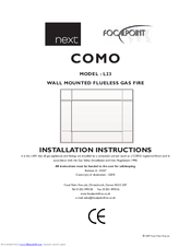 Focal Point COMO L23 Installation Instructions Manual