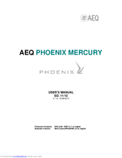 AEQ PHOENIX MERCURY User Manual