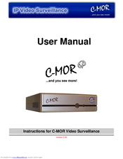 C-MOR IP Video Surveillance User Manual