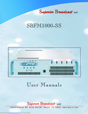 Superior Broadcast SBFM1000SS User Manual
