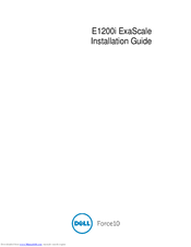 Dell E1200i ExaScale Installation Manual
